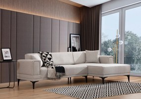Sofá-Cama de Canto Horizon – Ecru – 250x140 cm