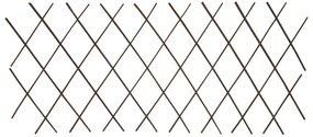Cercas em treliça salgueiro 5 pcs 180x60 cm