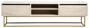Móvel de TV Escape – Travertine Gold – 180 cm x 50 cm x 40 cm