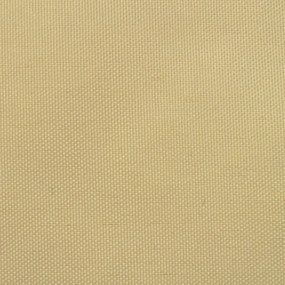 Guarda-sol tecido Oxford quadrangular 3,6x3,6 m bege