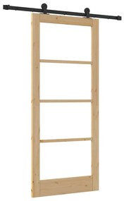 Porta Deslizante vidaXL com Conjunto de Ferragens "ORKDAL" 86x198.5 cm