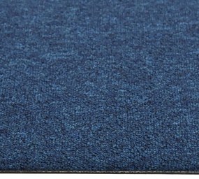 Ladrilhos carpete para pisos 20 pcs 5 m² 50x50 cm azul-escuro