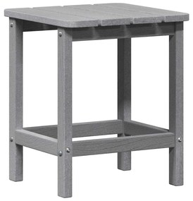 Mesa lateral Adirondack Cinza-claro 38x38x45 cm HDPE