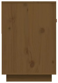 Móvel de TV 90x40x60 cm madeira de pinho maciça castanho mel