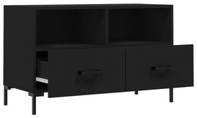 Móvel p/ TV 80x36x50 cm derivados de madeira preto