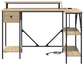 Mesa Carvalho sonoma 120 x 79 x 86.5 cm Madeira processada