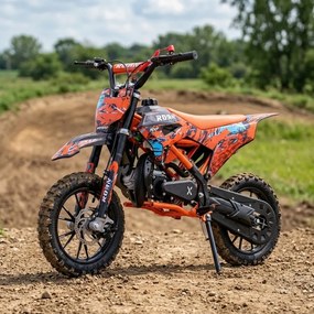 MINI MOTO PARA CRIANÇAS MiniCross Roan RXF 49cc 4.5CV Laranja