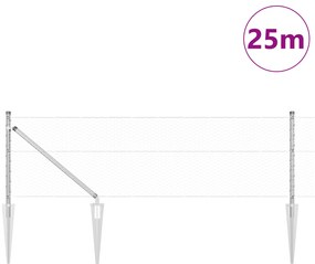 Cerca Hexagonal 0.6x25 m Aço Galvanizado