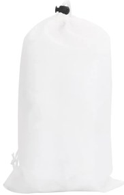Rede de camuflagem com saco de arrumação 753x199 cm branco