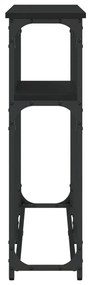 Consola de Entrada Arnia - 145x22,5x75 cm - Cor Preta - Derivados de M