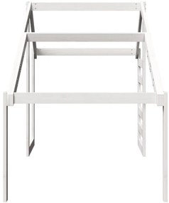 Telhado de cama infantil 198x97x113 cm pinho maciço branco