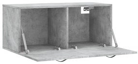Armário parede 80x36,5x35 cm derivados madeira cinzento sonoma