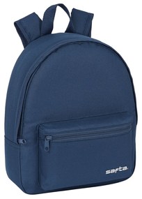 Mochila Safta Mini Azul Marinho 27 X 32 X 10 cm