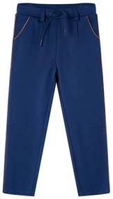 Calças de criança com cordão azul-marinho 92