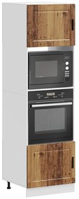 vidaXL Armários forno 2 pcs Porto derivados de madeira madeira velha