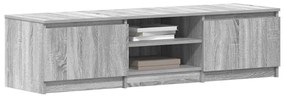 Móvel de TV 140x40x35,5 cm derivados de madeira cinzento sonoma