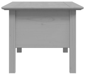 Mesa de centro BODO 100x55x46 cm madeira pinho maciça cinzento