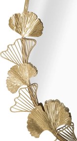 ESPELHO DE PAREDE LITTLE LEAF 61,5X3X78 CM DOURADO