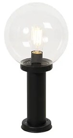 Candeeiro de Pé Exterior Preto com Esfera de Plástico 50 cm IP44 - Sfera