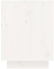 Sapateira 60x34x45 cm madeira de pinho maciça branco