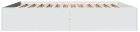 Estrutura de cama 180x200 cm derivados de madeira branco