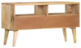 Móvel de TV 90x30x50 cm madeira de mangueira maciça