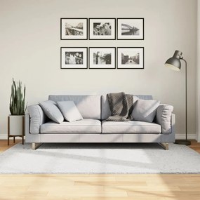 vidaXL Tapete de pelo curto OVIEDO 140x200 cm cinzento
