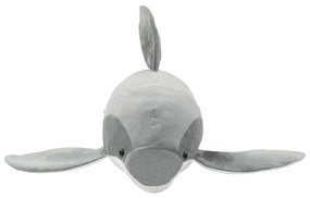 Golfinho de peluche cinzento