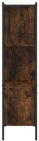 Estante 72x28x109 cm derivados de madeira carvalho fumado