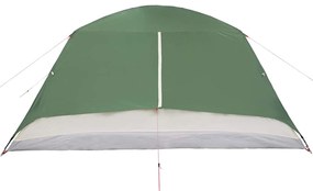 Tenda familiar c/ avançado para 6 pessoas impermeável verde