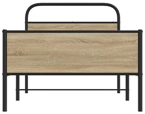 Estrutura cama s/ colchão derivados de madeira carvalho sonoma