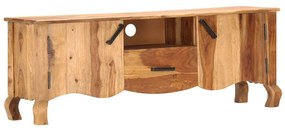 vidaXL Móvel de TV 115x30x42 cm madeira maciça