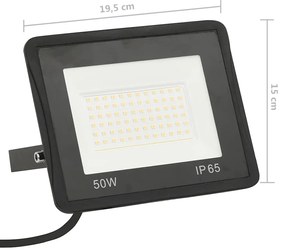 Projetor c/ iluminação LED 50 W branco frio