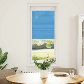 Azul Plissada Cega 50x100 cm Largura Tecido 49,4 cm Poliéster