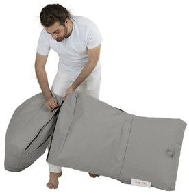 Puff de Jardim Siesta Sofa Bed – Fumo – 55x40x40x180 cm | Tribo Home