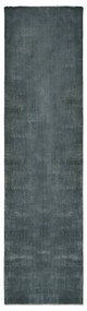 vidaXL Tapete/passadeira lavável poliéster 100x400 cm cinzento
