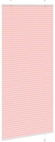 Rosa Plissada Cega 100x200 cm Largura Tecido 99,4 cm Poliéster