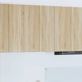 vidaXL Armário suspenso com porta Riga Carvalho Sonoma 60 x 31 x 80 cm