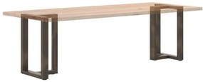 Pés de mesa de jantar em forma de T, 2 peças, preto, 60x35x(72-73) cm,