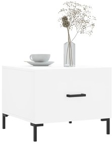 Mesa de centro 50x50x40 cm derivados de madeira branco