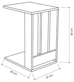 Estante City – Nogueira – 184,6 x 170 x 24,2 cm