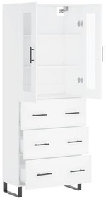 Armário alto 69,5x34x180 cm derivados de madeira branco