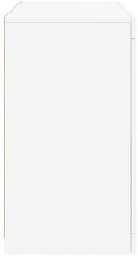 Aparador com luzes LED 60,5x37x67 cm branco