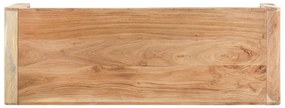 Banco 110x38x46 cm madeira de acácia maciça