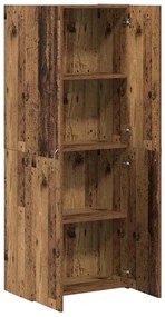Highboard em Madeira Velha 60 x 32 x 153 cm - feito de madeira engenhe
