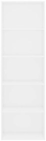 Estante com 5 prateleiras derivados de madeira branco