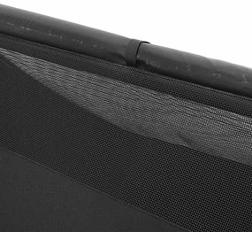 Casa para Cão de Tecido Oxford Preto e Aço