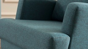 Cadeira Wing Kana – Turquesa – 76x91x87 cm