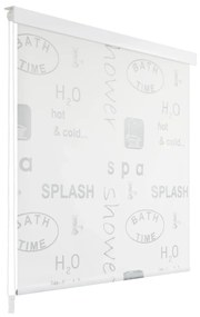142872 vidaXL Estore de role para o duche 100x240 cm Splash