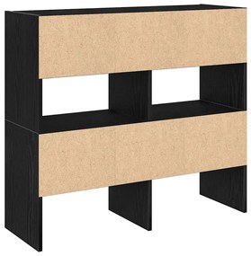 Sapateiras 2 pcs empilháveis 89,5x30x40 cm carvalho preto